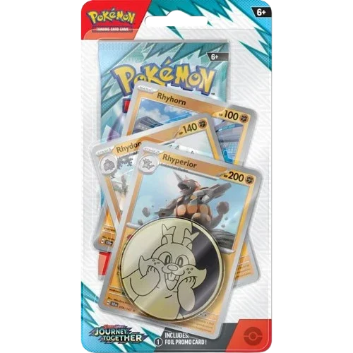 Pokemon TCG - Scarlet & Violet - Journey Together - Premium Checklane Blister (Rhyperior)