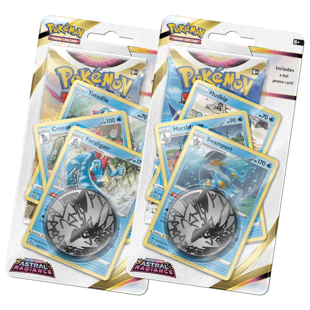 Pokemon TCG: Astral Radiance Premium Checklane Blister Pack - Feraligatr/Swampert