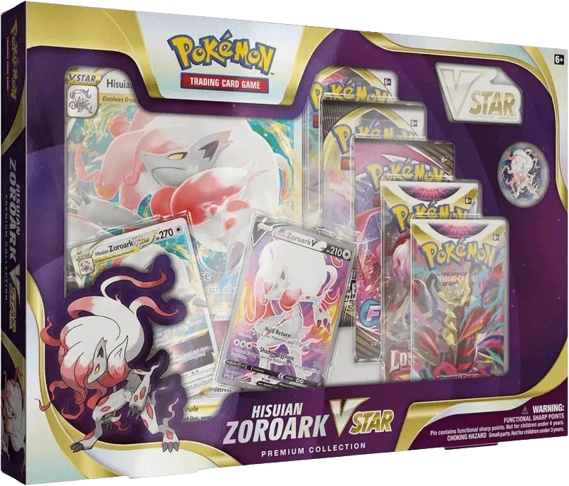Pokemon TCG: Hisuian Zoroark VSTAR Premium Collection Box
