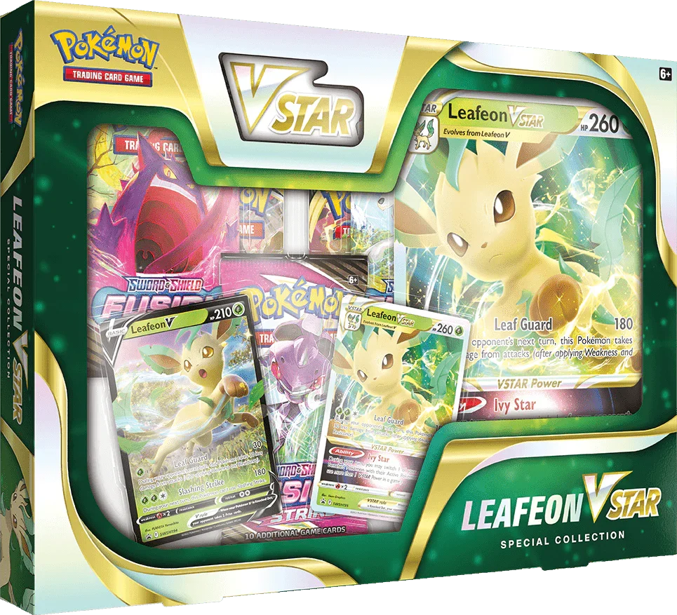 Pokemon TCG: Leafeon VSTAR Special Collection Box