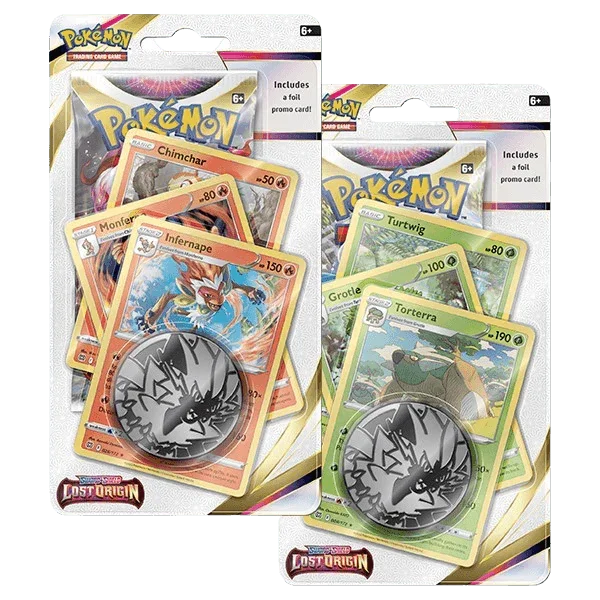 Pokemon TCG: Lost Origin Premium Checklane Blister Pack - Infernape/Torterra