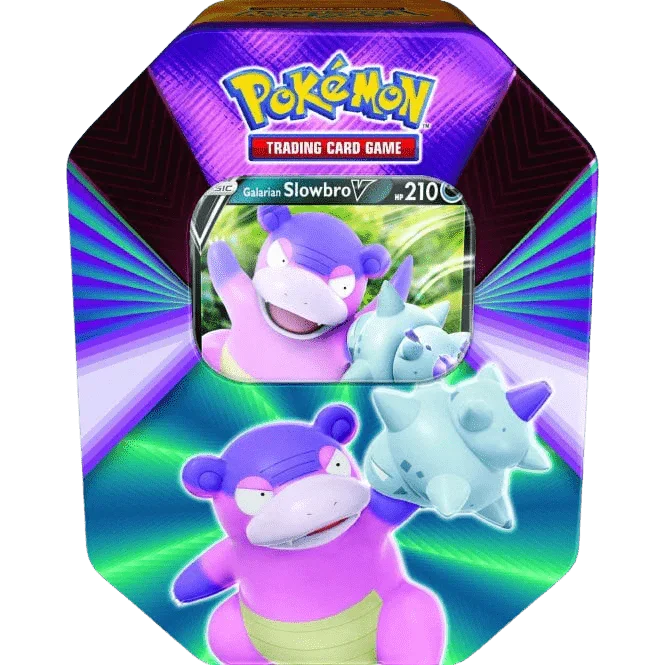 Pokemon TCG: V Forces Tin - Galarian Slowbro V