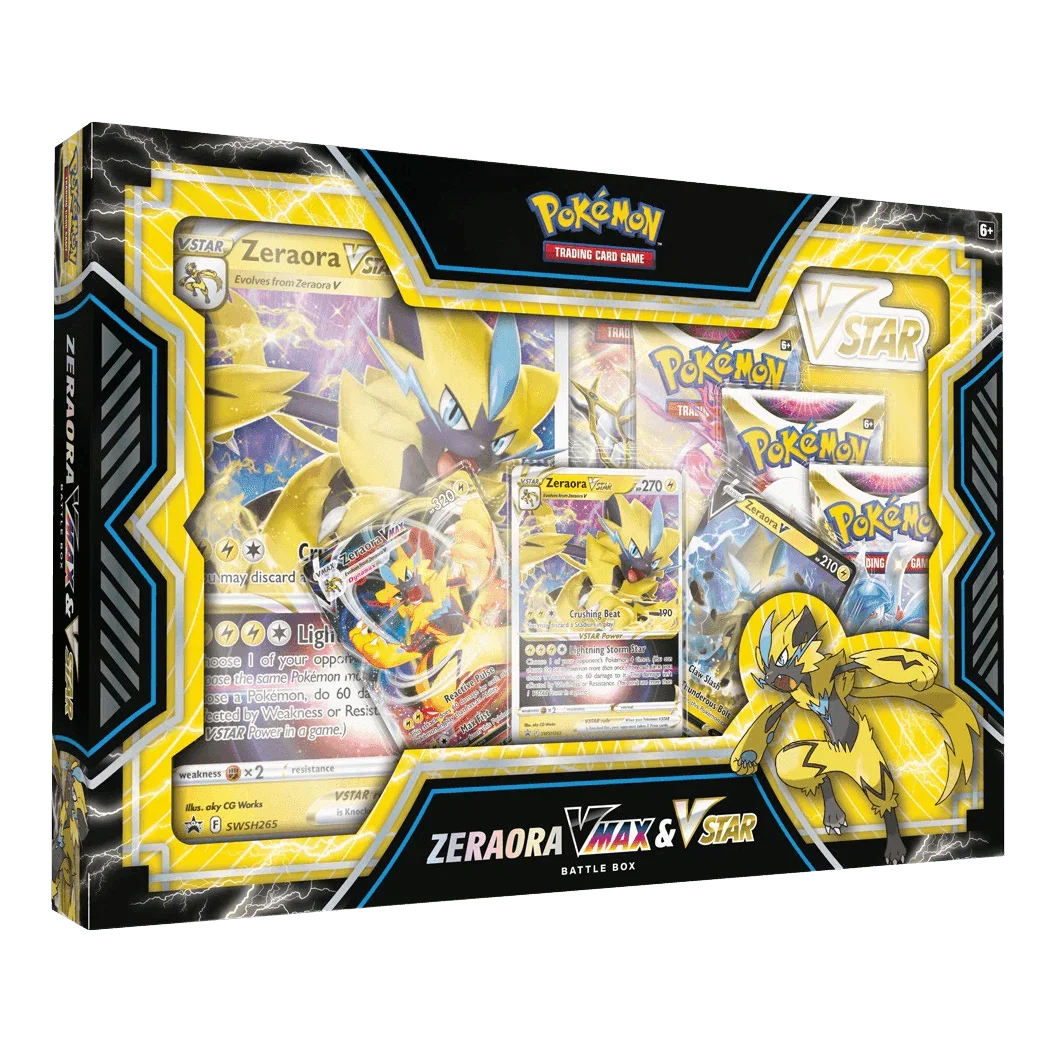 Pokemon TCG: Zeraora VMAX & VSTAR Battle Box