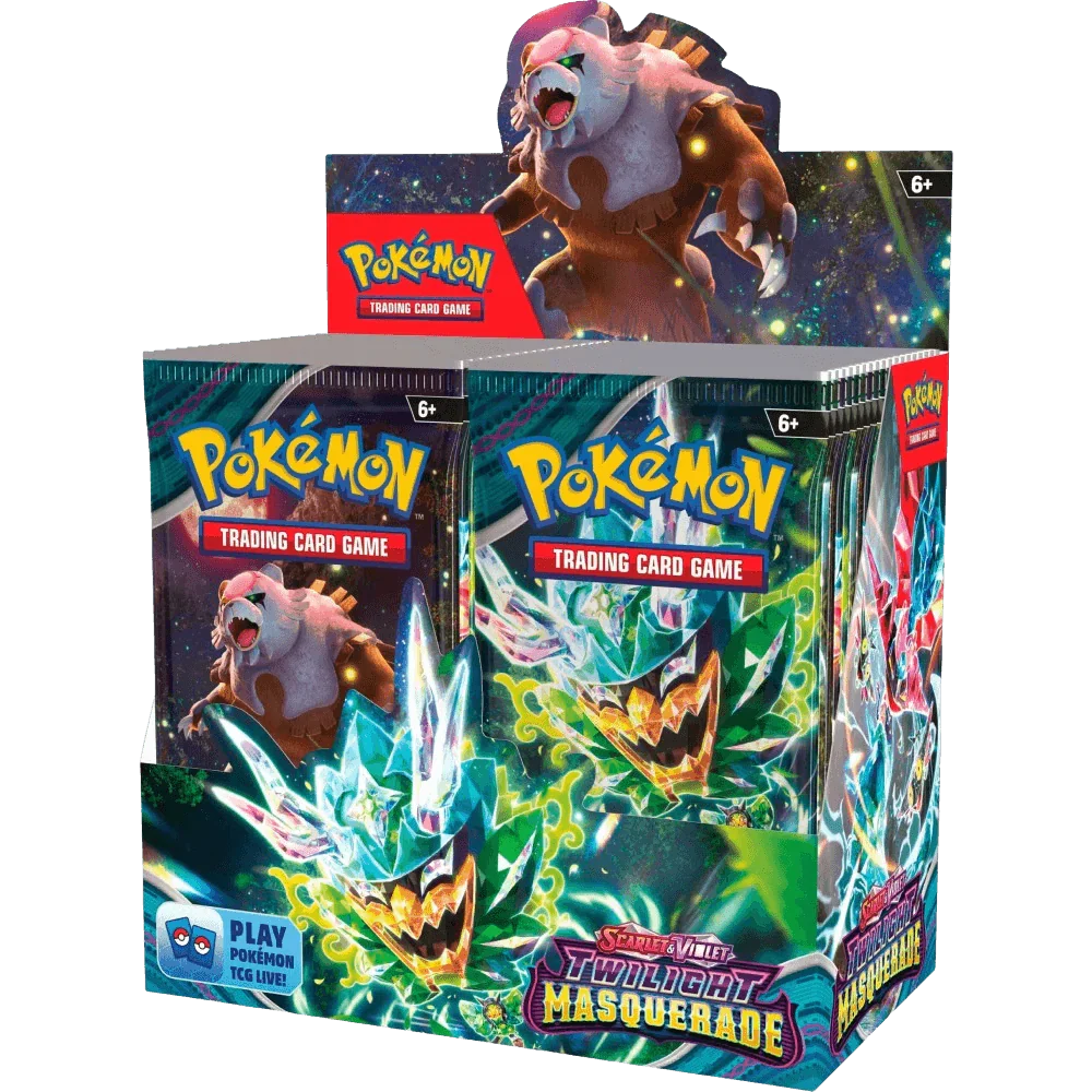Pokemon TCG - Scarlet & Violet - Twilight Masquerade - Booster Box (36 Packs)