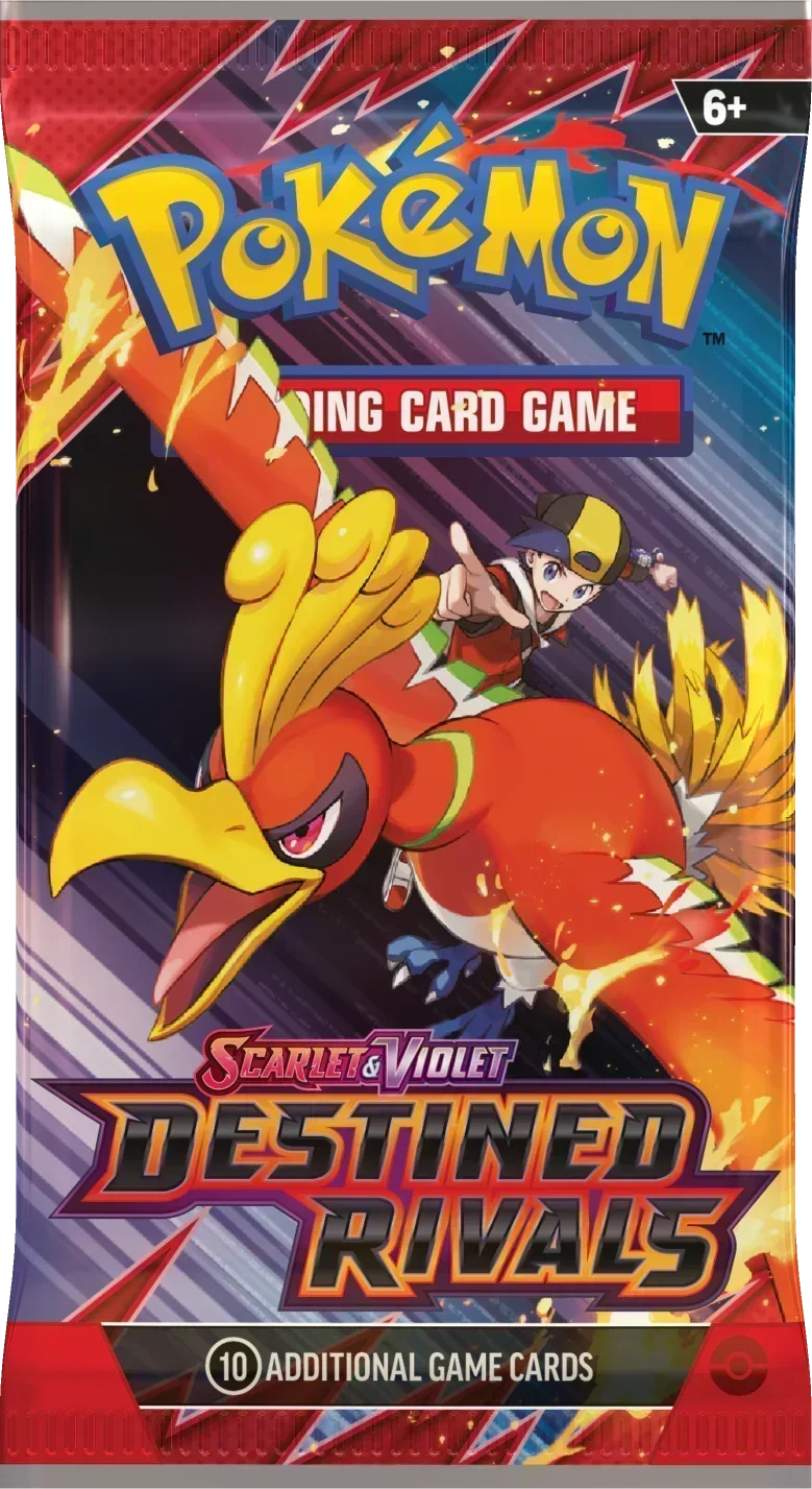 Pokemon TCG - Scarlet & Violet - Destined Rivals - 3-Pack Blister (Zebstrika)