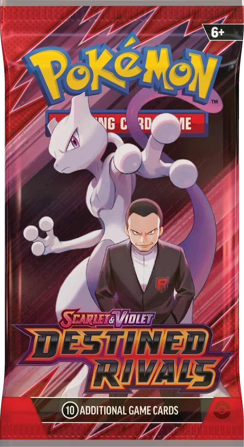 Pokemon TCG - Scarlet & Violet - Destined Rivals - 3-Pack Blister (Zebstrika)
