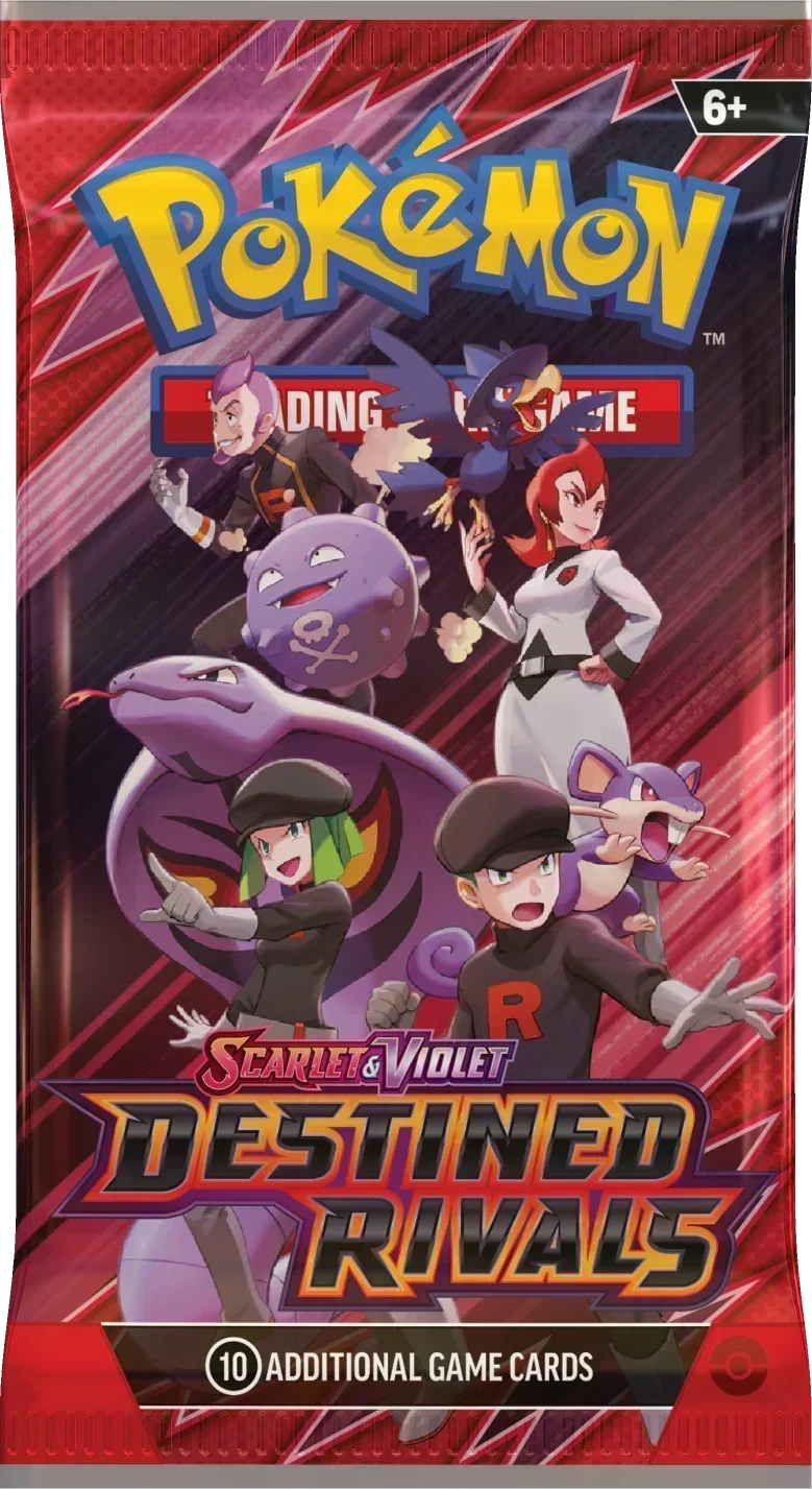Pokemon TCG - Scarlet & Violet - Destined Rivals - 3-Pack Blister (Zebstrika)