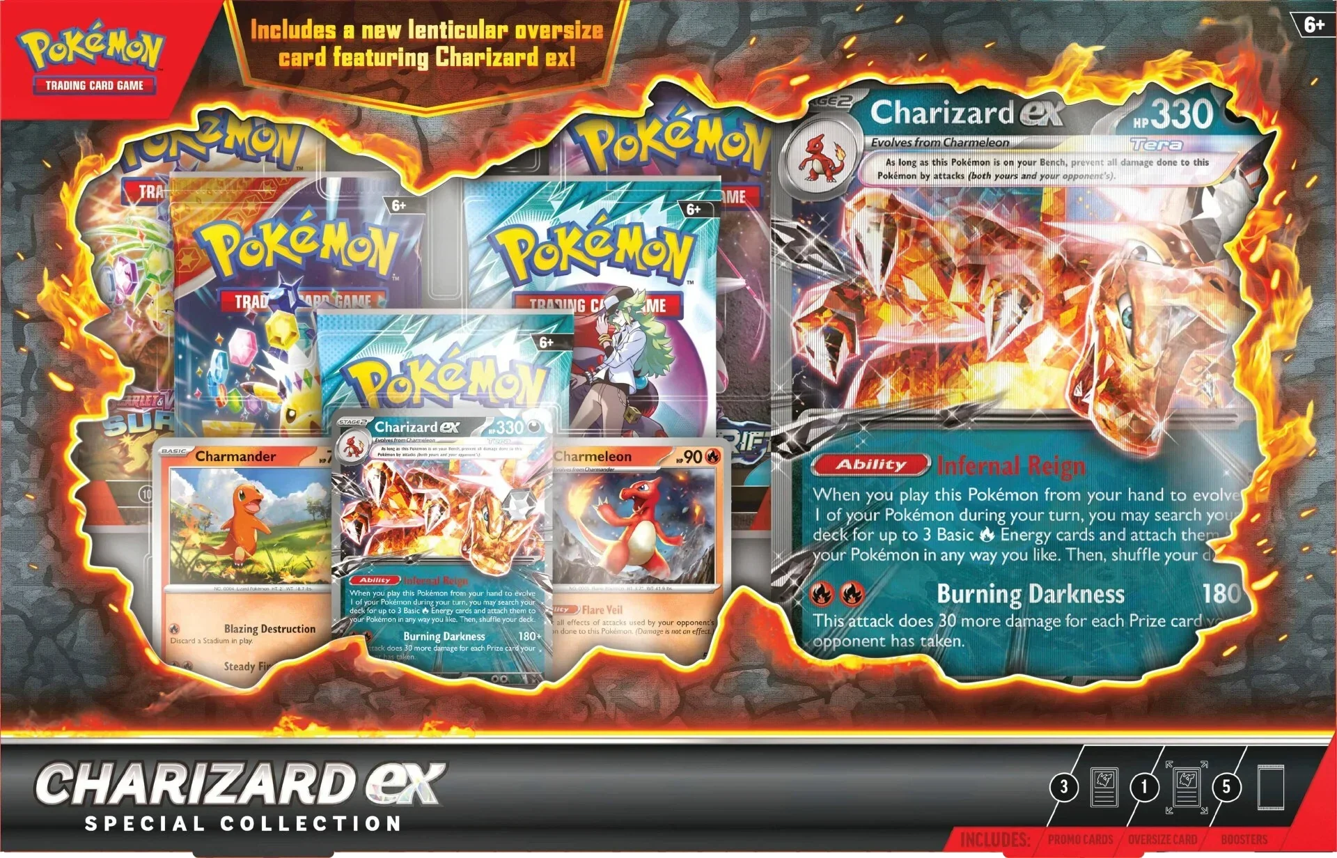 Pokemon TCG - Scarlet & Violet - Charizard EX Special Collection Box