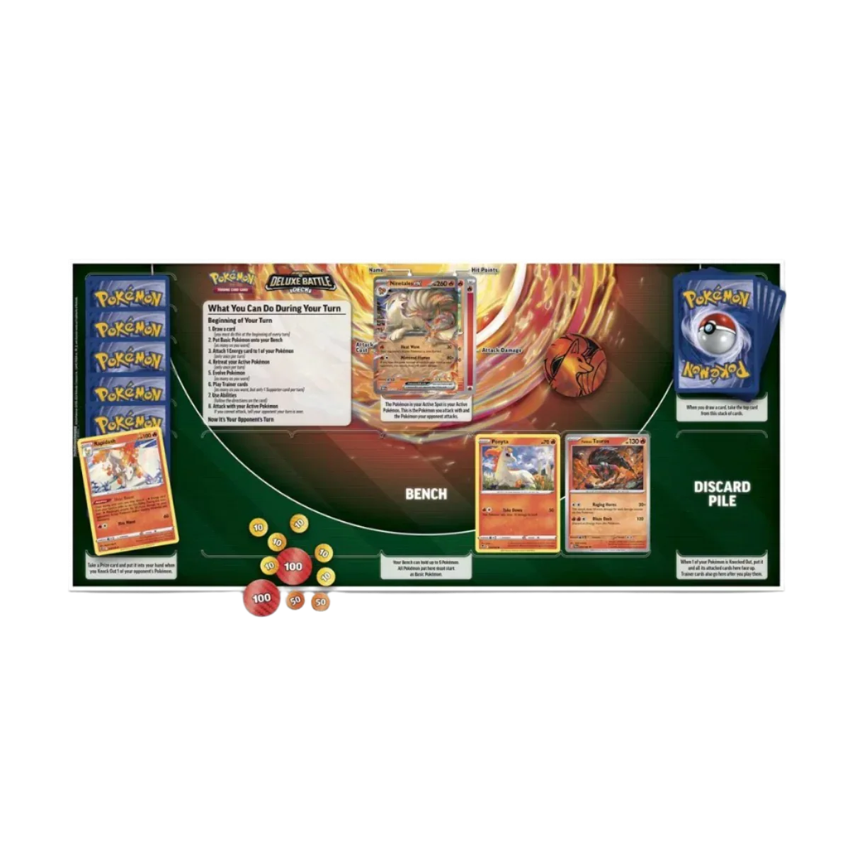 Pokemon TCG - Scarlet & Violet - Ninetales Ex Deluxe Battle Deck
