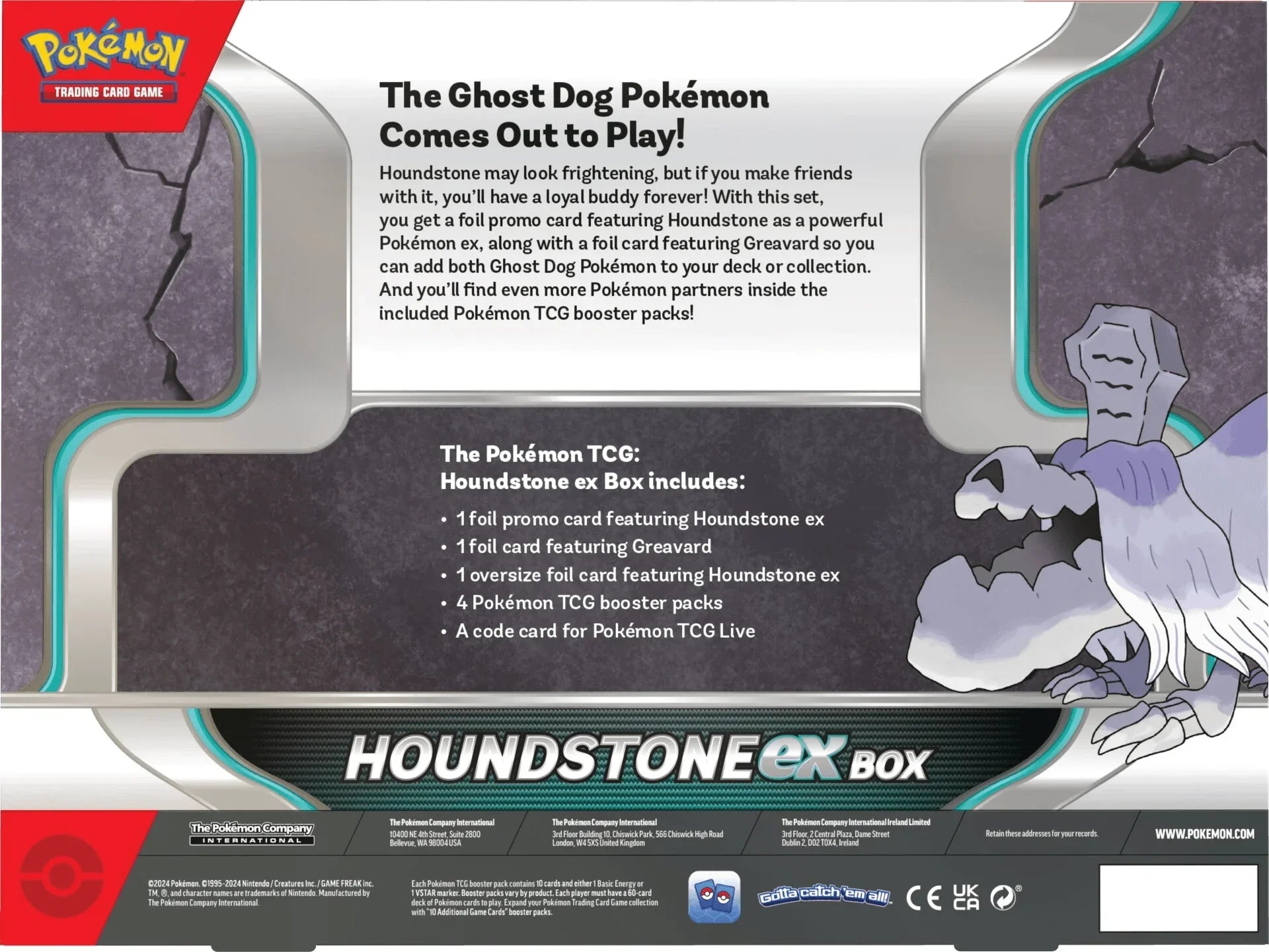 Pokemon TCG - Scarlet & Violet - Houndstone Ex Collection Box