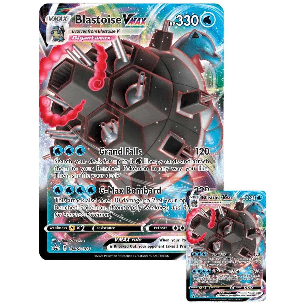Pokemon TCG: Blastoise VMAX Battle Box