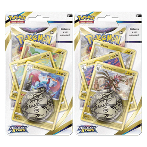 Pokemon TCG: Brilliant Stars Checklane Blister Pack - Salamance/Hydreigon