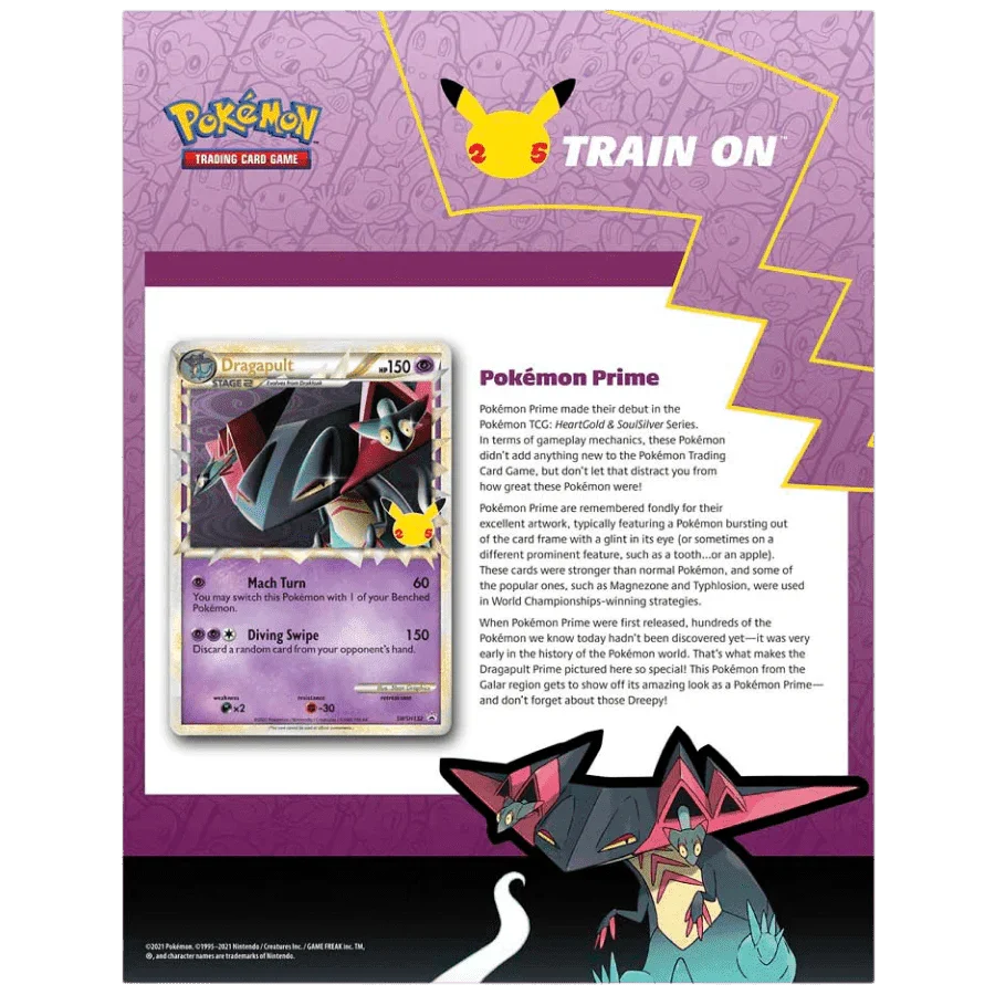 Pokemon TCG: Celebrations Collection Box - Dragapult Prime