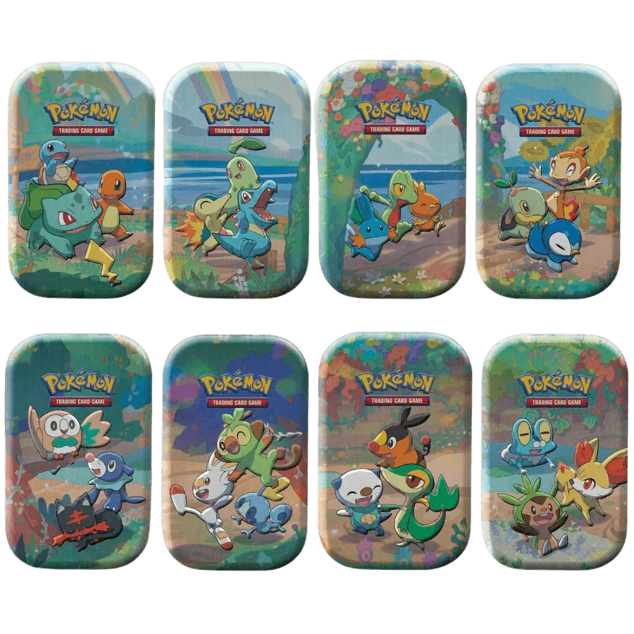 Pokemon TCG: Celebrations Mini Tin - Treecko, Torchic & Mudkip