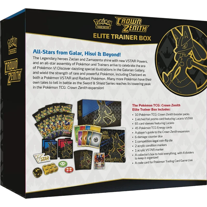 Pokemon TCG: Crown Zenith Elite Trainer Box
