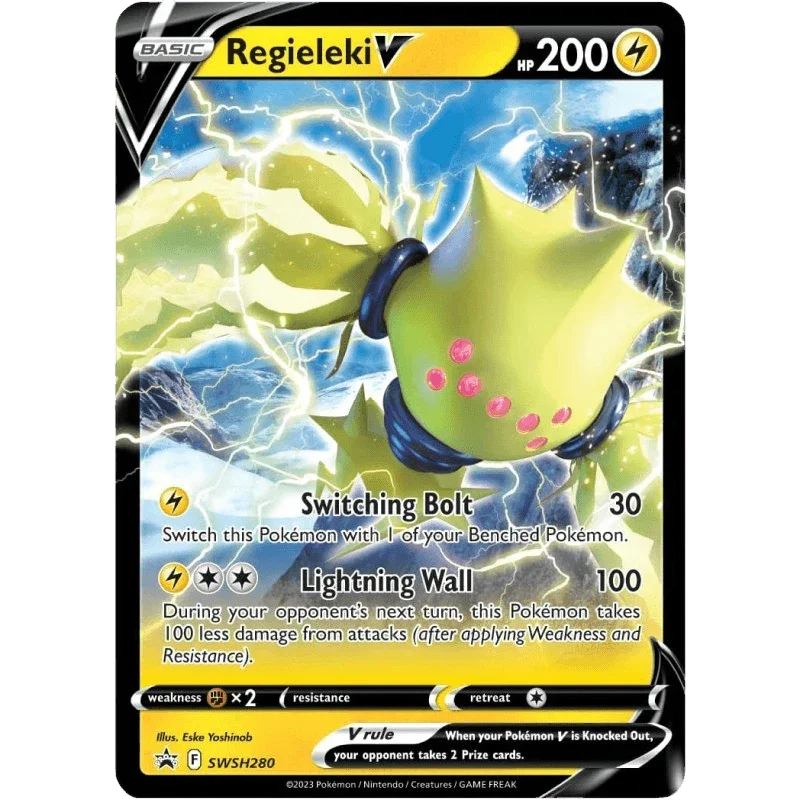 Pokemon TCG: Crown Zenith Regieleki V Collection Box