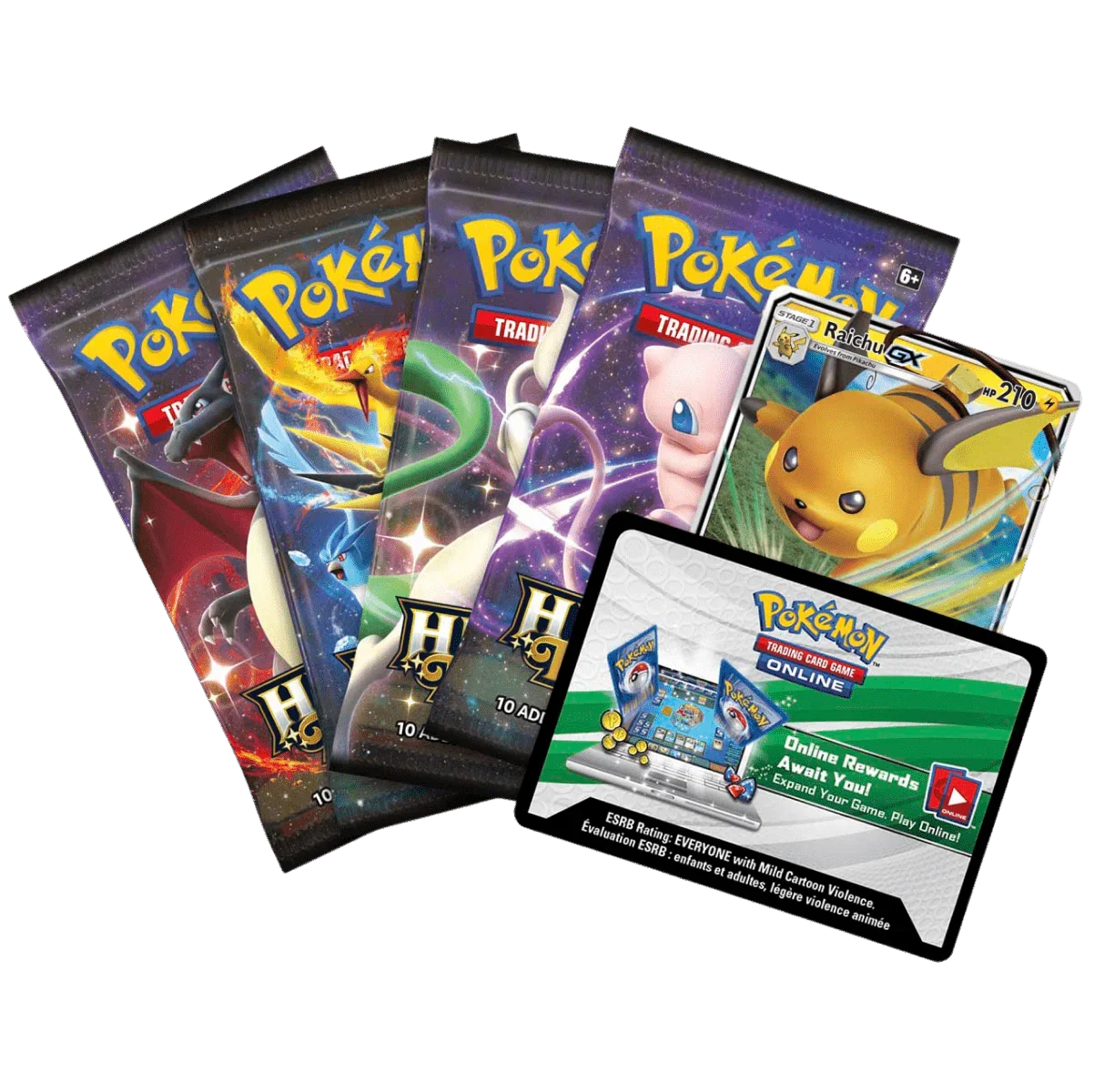 Pokemon TCG: Hidden Fates Tin - Raichu GX