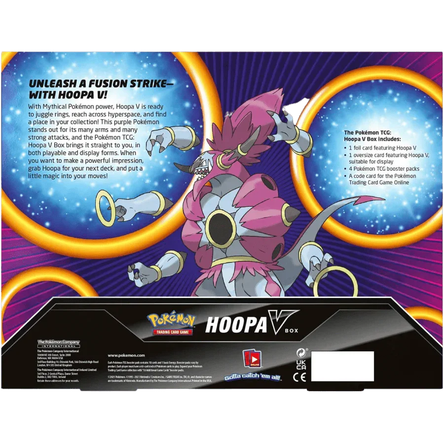 Pokemon TCG: Hoopa V Collection Box