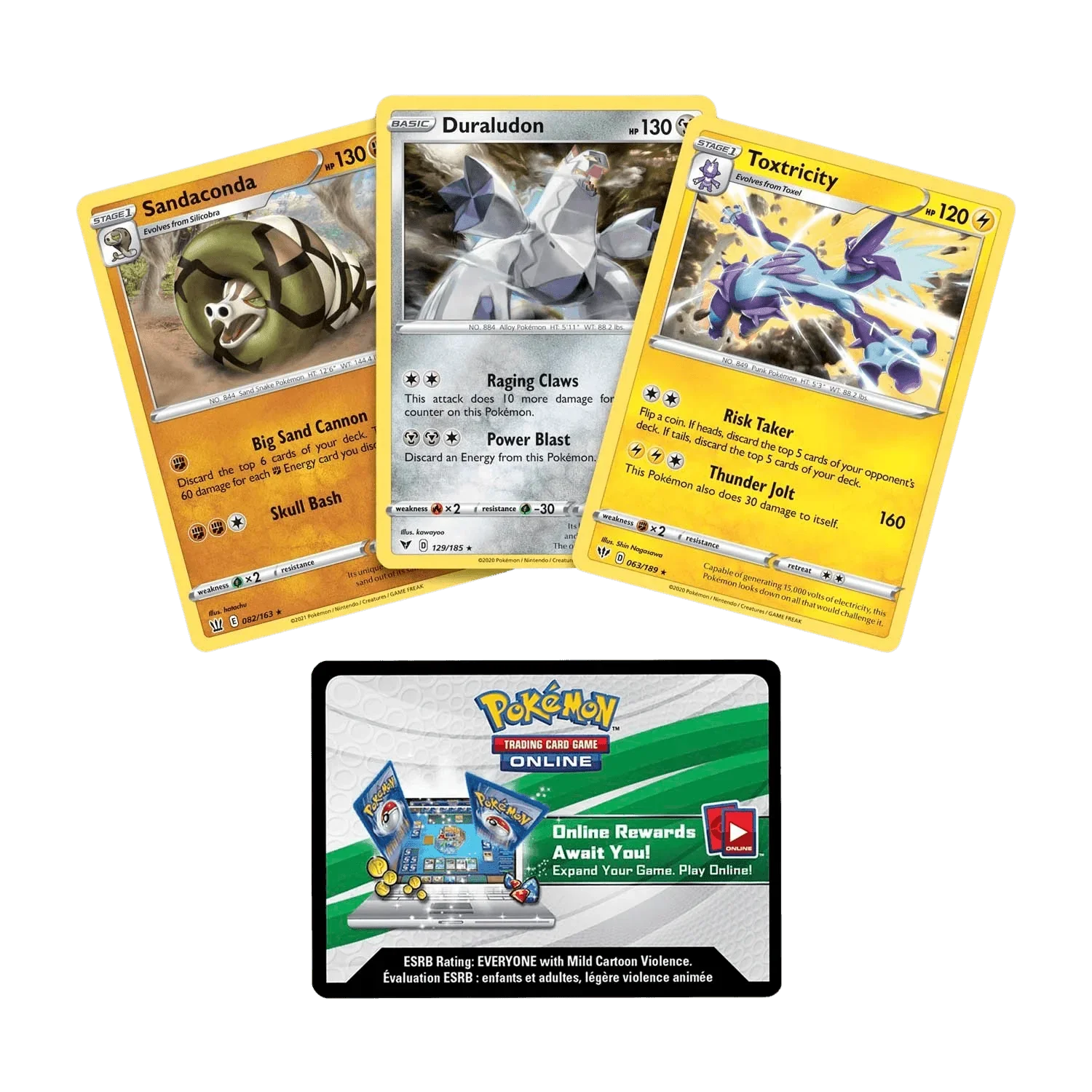 Pokemon TCG: Knock Out Collection (Toxtricity, Duraludon & Sandaconda)