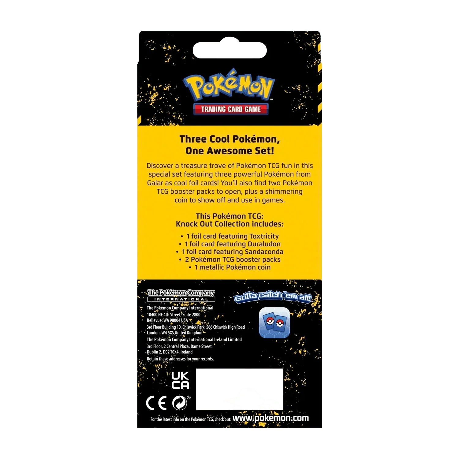 Pokemon TCG: Knock Out Collection (Toxtricity, Duraludon & Sandaconda)