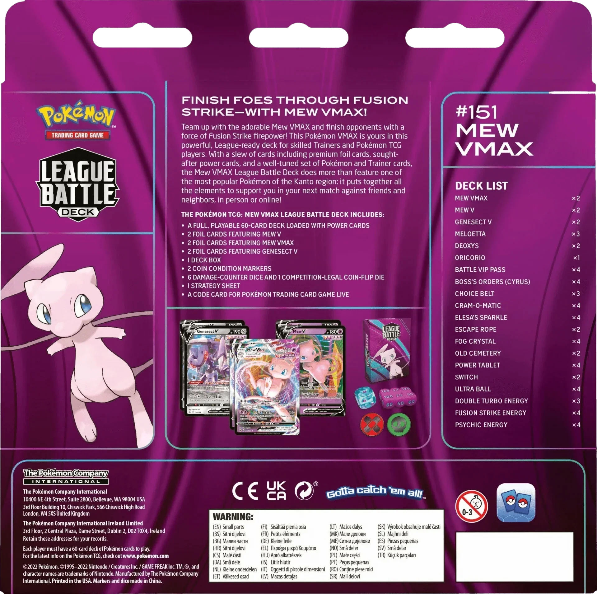 Pokemon TCG: League Battle Decks - Mew VMAX