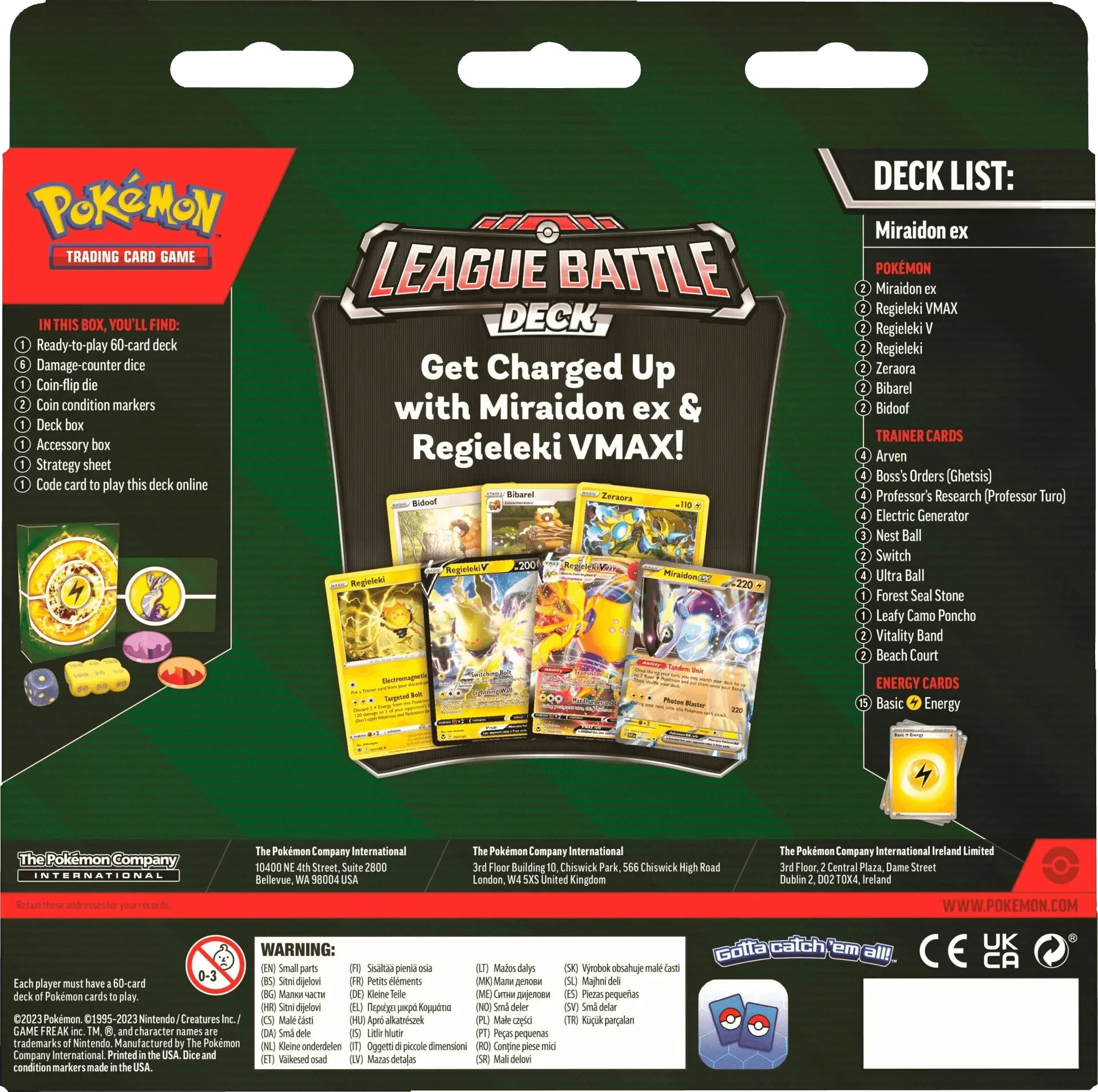 Pokemon TCG: League Battle Decks - Miraidon ex
