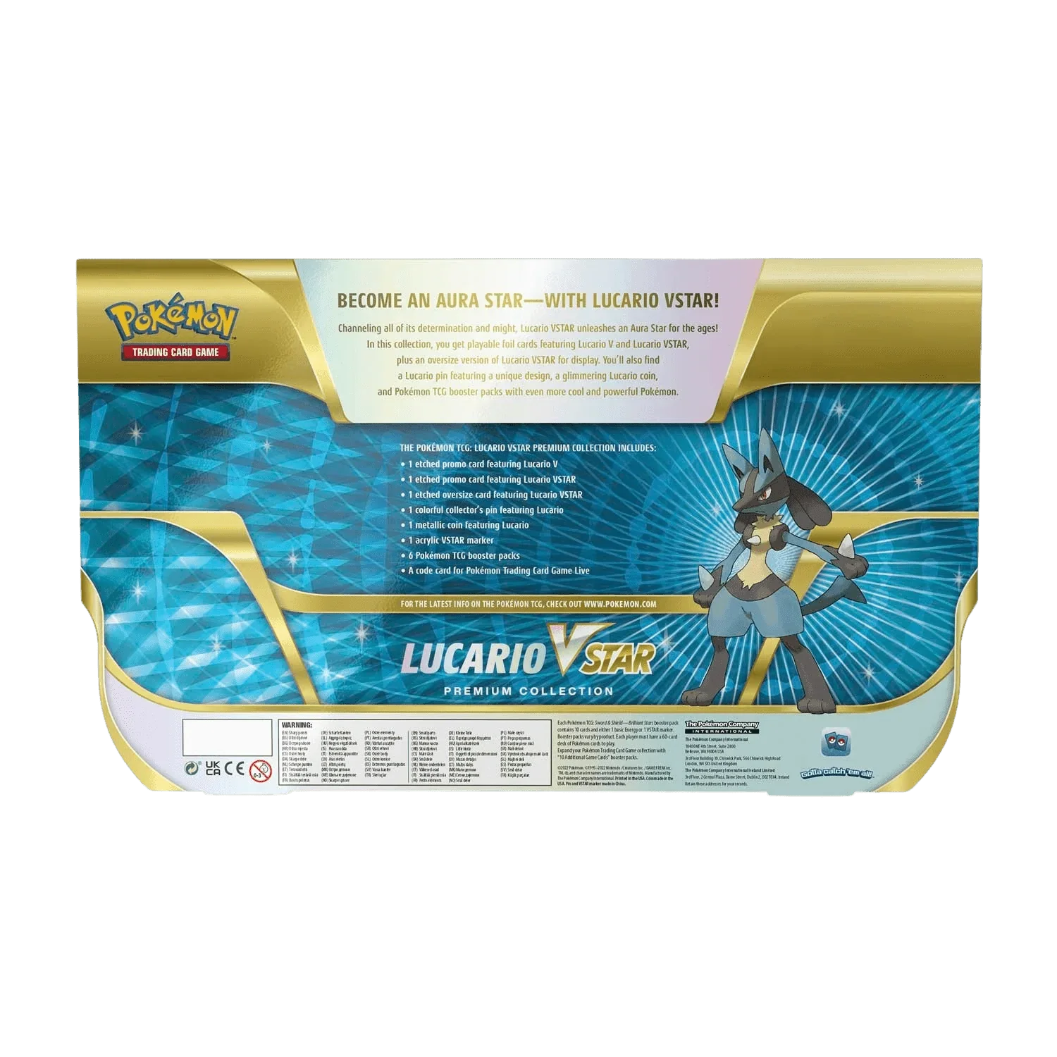 Pokemon TCG: Lucario VSTAR Special Collection Box