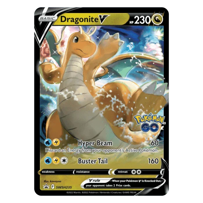 Pokemon TCG: Pokémon GO Premier Deck Holder Collection - Dragonite VSTAR