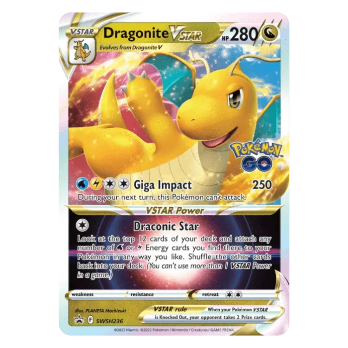 Pokemon TCG: Pokémon GO Premier Deck Holder Collection - Dragonite VSTAR