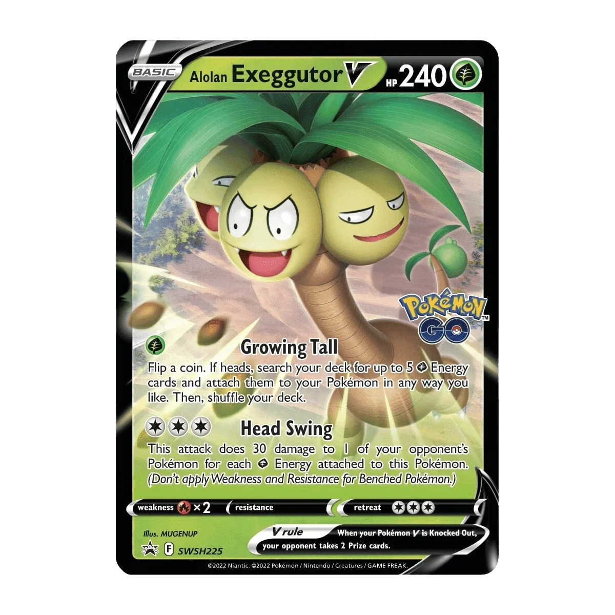 Pokemon TCG: Pokémon GO Special Collection Box - Alolan Exeggutor V