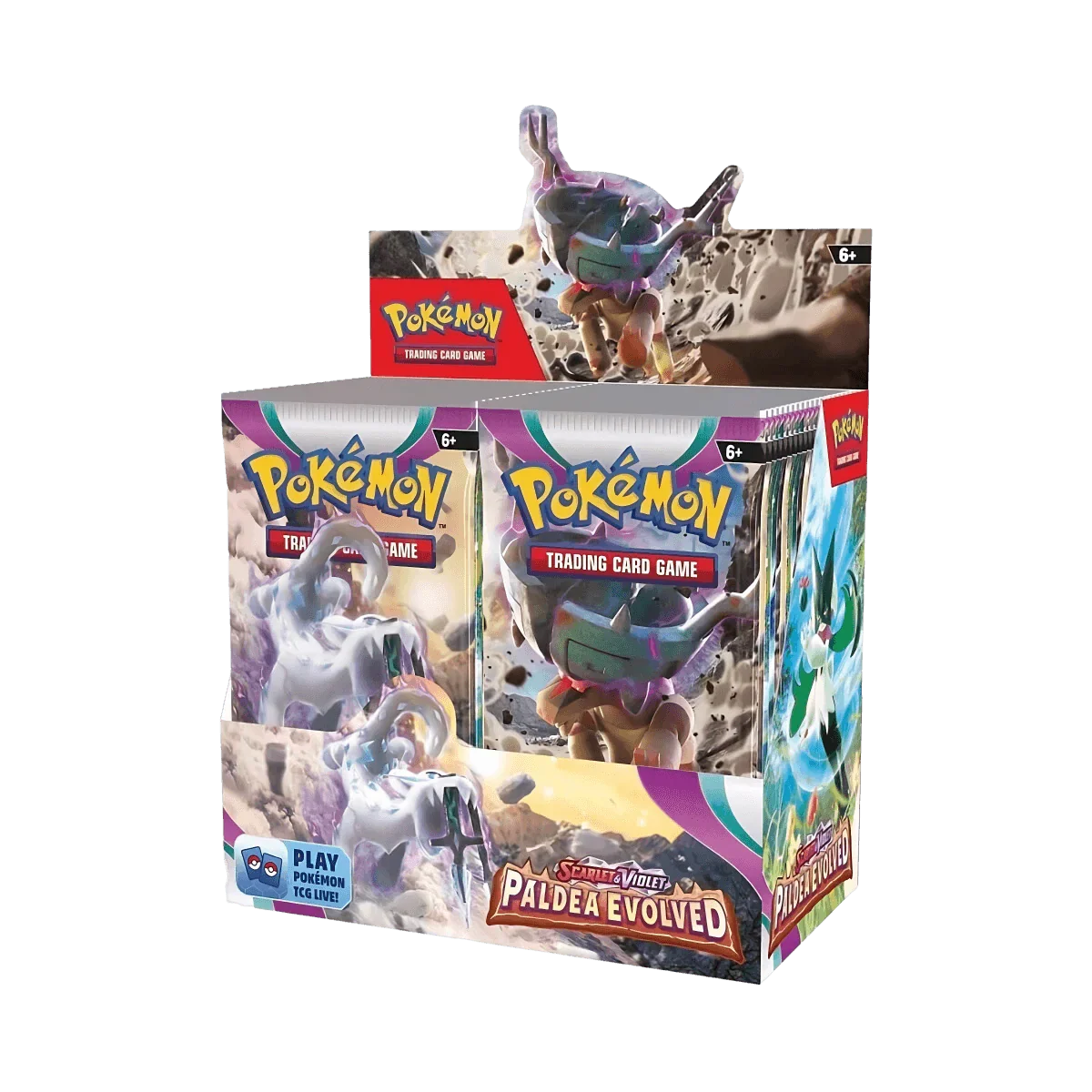 Pokemon TCG - Scarlet & Violet - Paldea Evolved Display Case (6x Booster Boxes)
