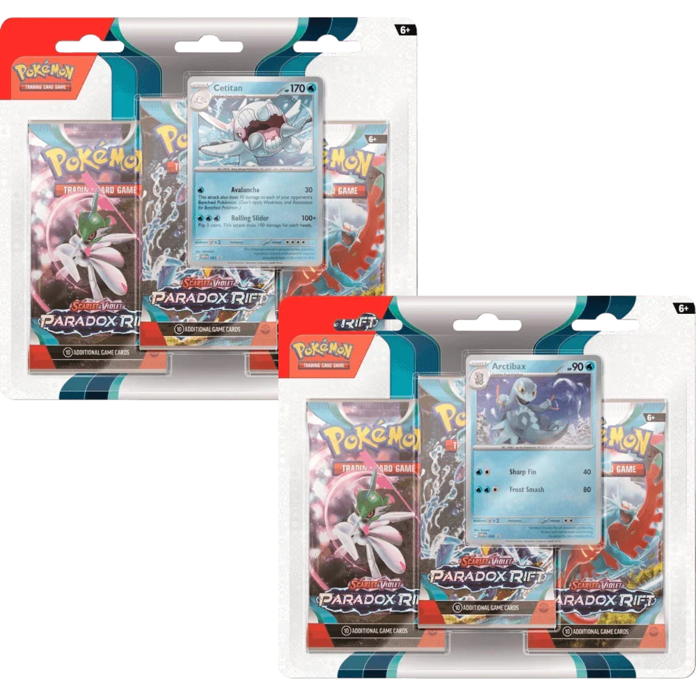 Pokemon TCG - Scarlet & Violet - Paradox Rift - 3-Pack Blister