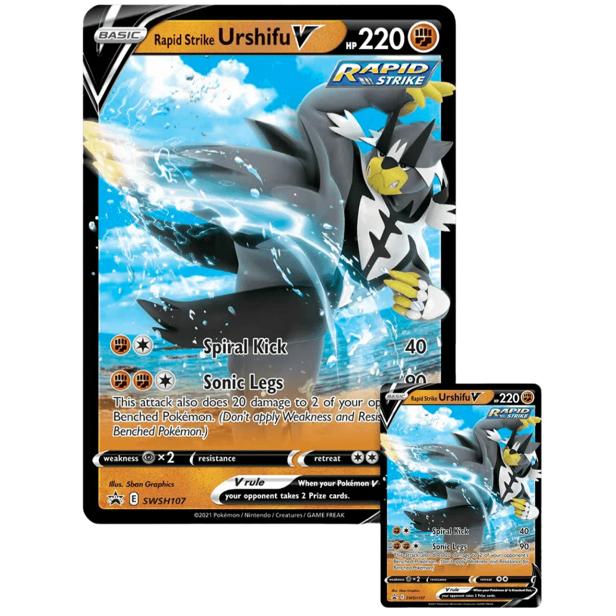 Pokemon TCG: Urshifu V Collection Box - Rapid Strike