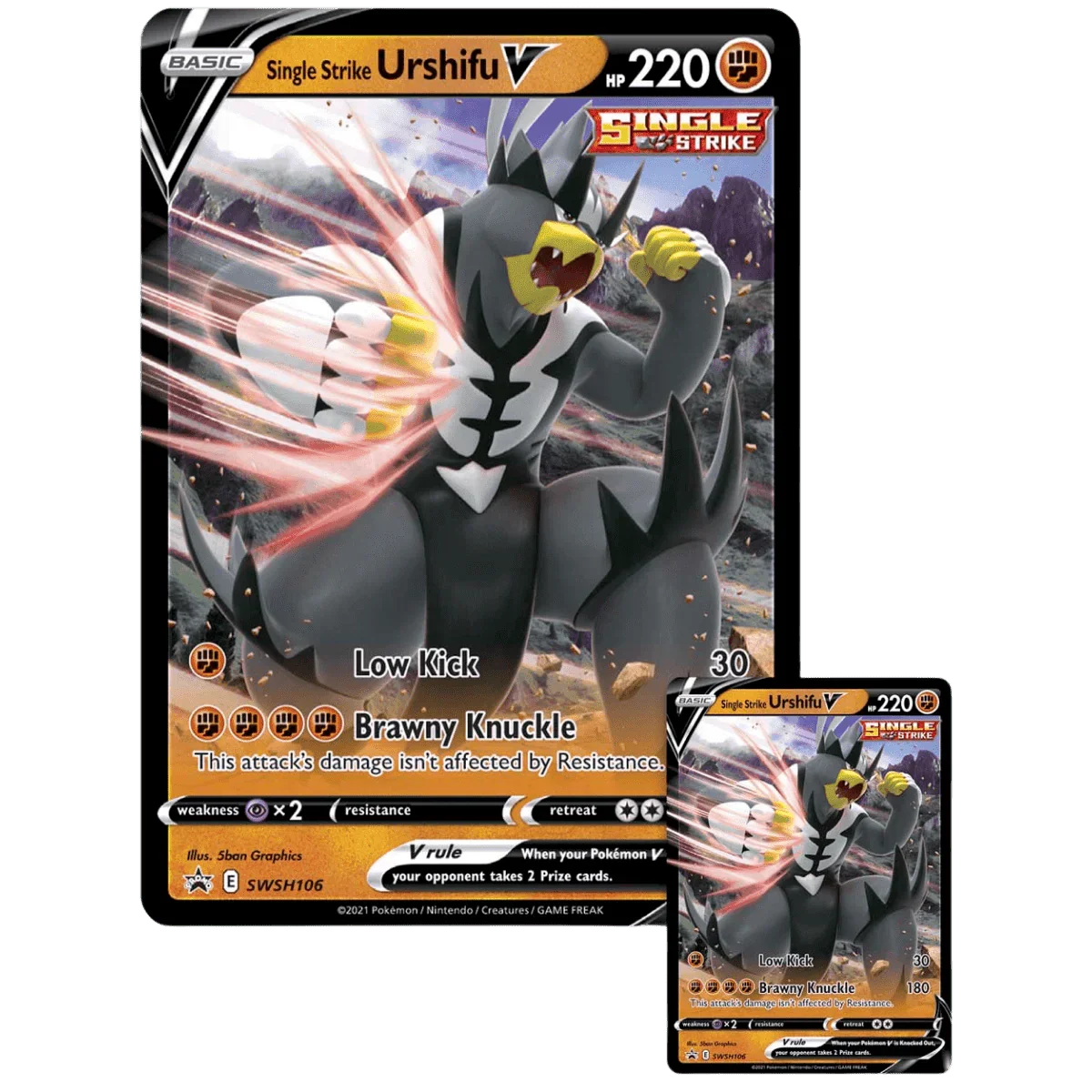 Pokemon TCG: Urshifu V Collection Box - Single Strike