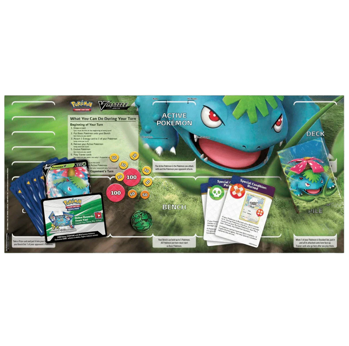 Pokemon TCG: V Battle Deck - Venusaur & Blastoise