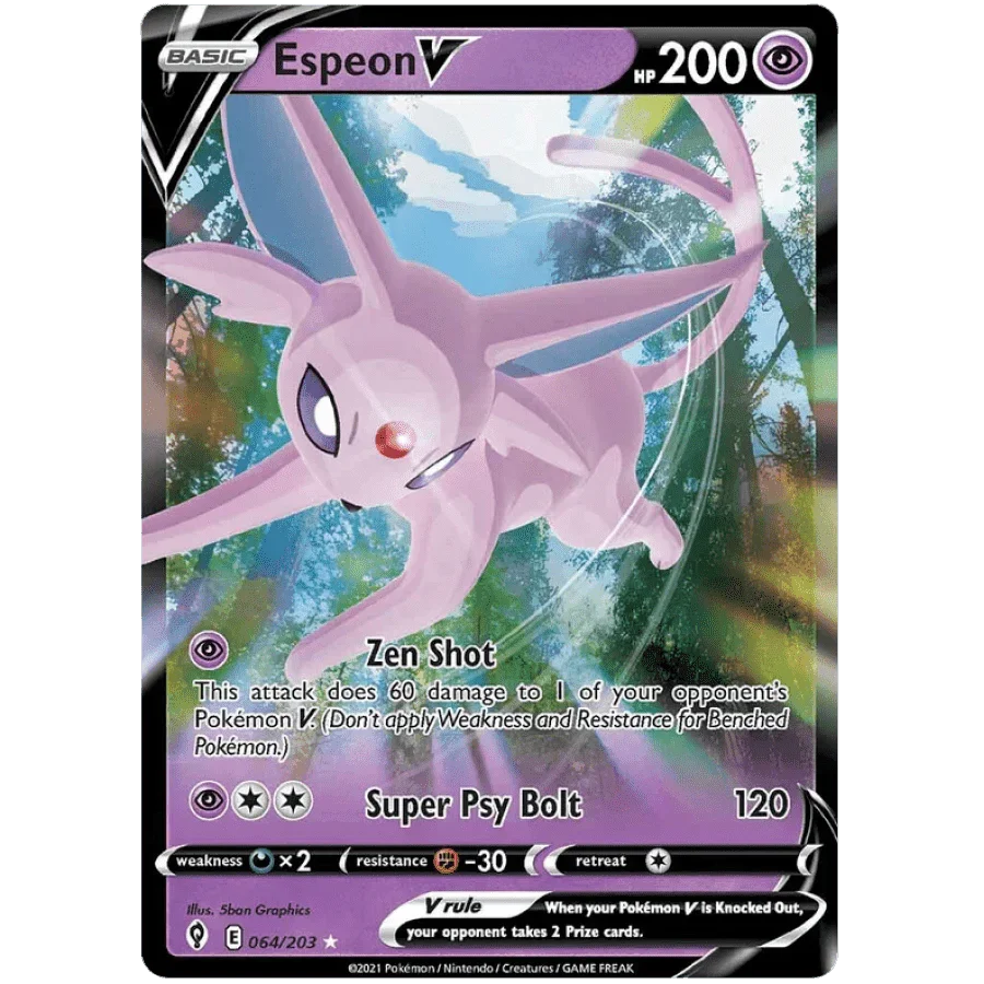 Pokemon TCG: V Heroes Tin - Espeon V