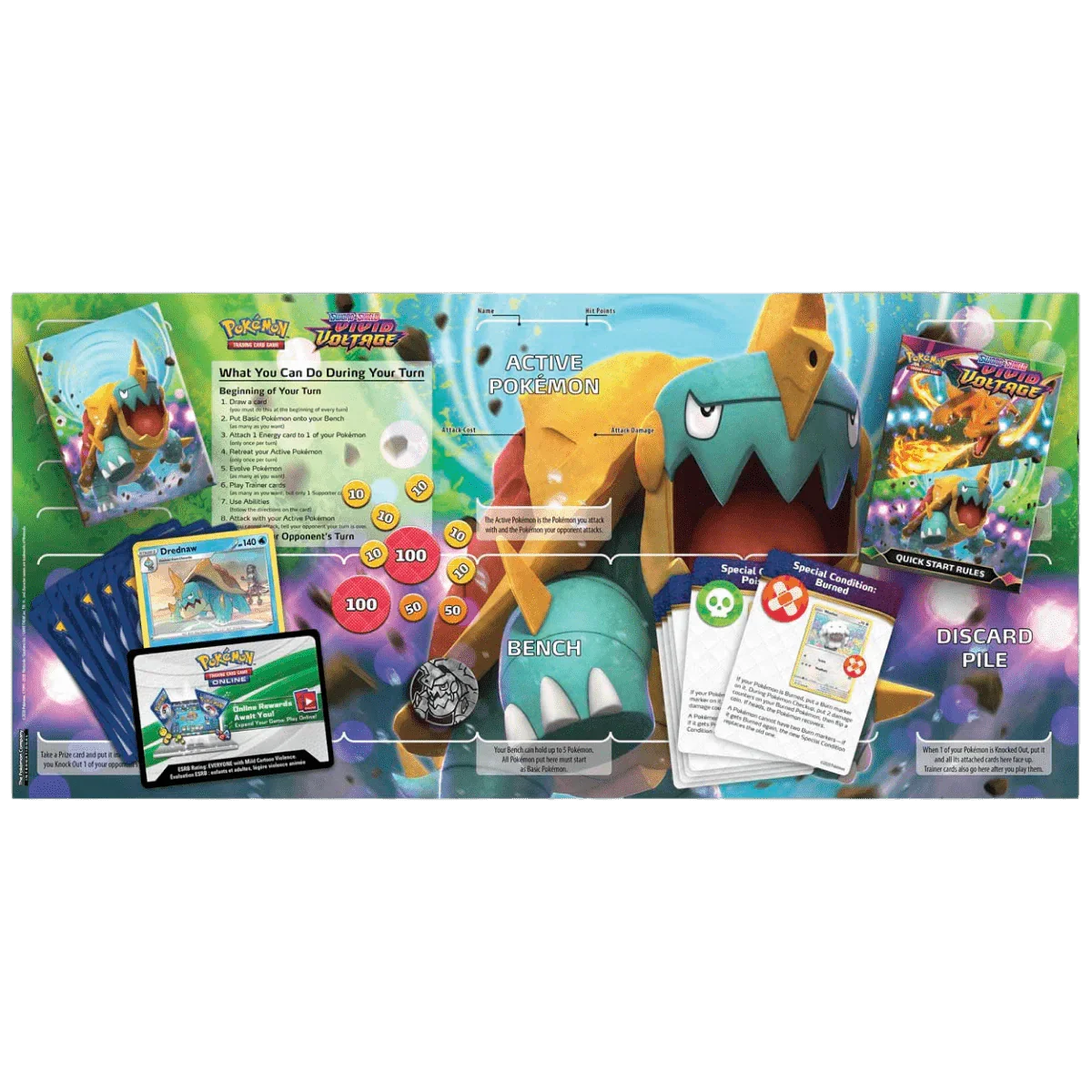 Pokemon TCG: Vivid Voltage Theme Deck - Drednaw