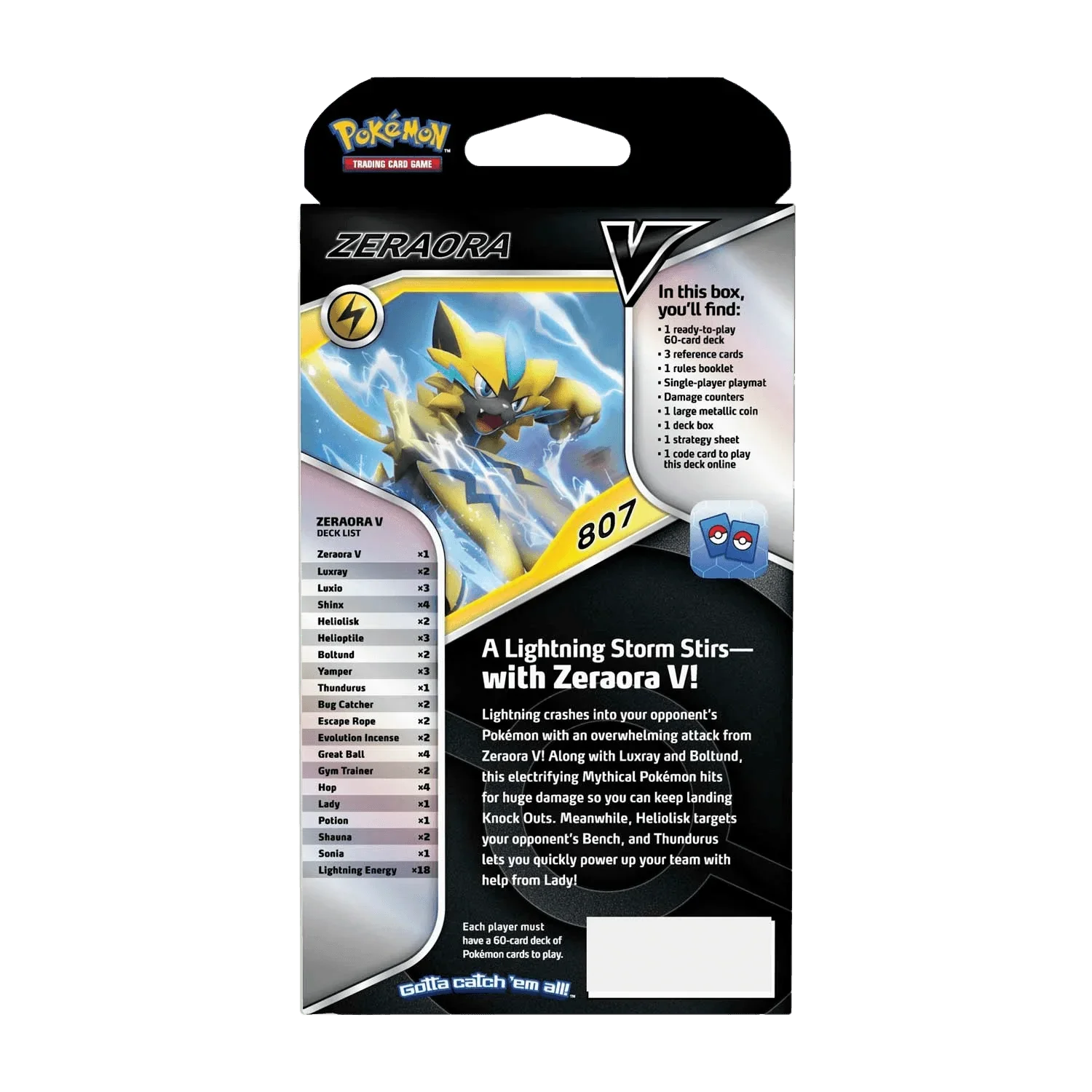 Pokemon TCG: Zeraora V Battle Deck
