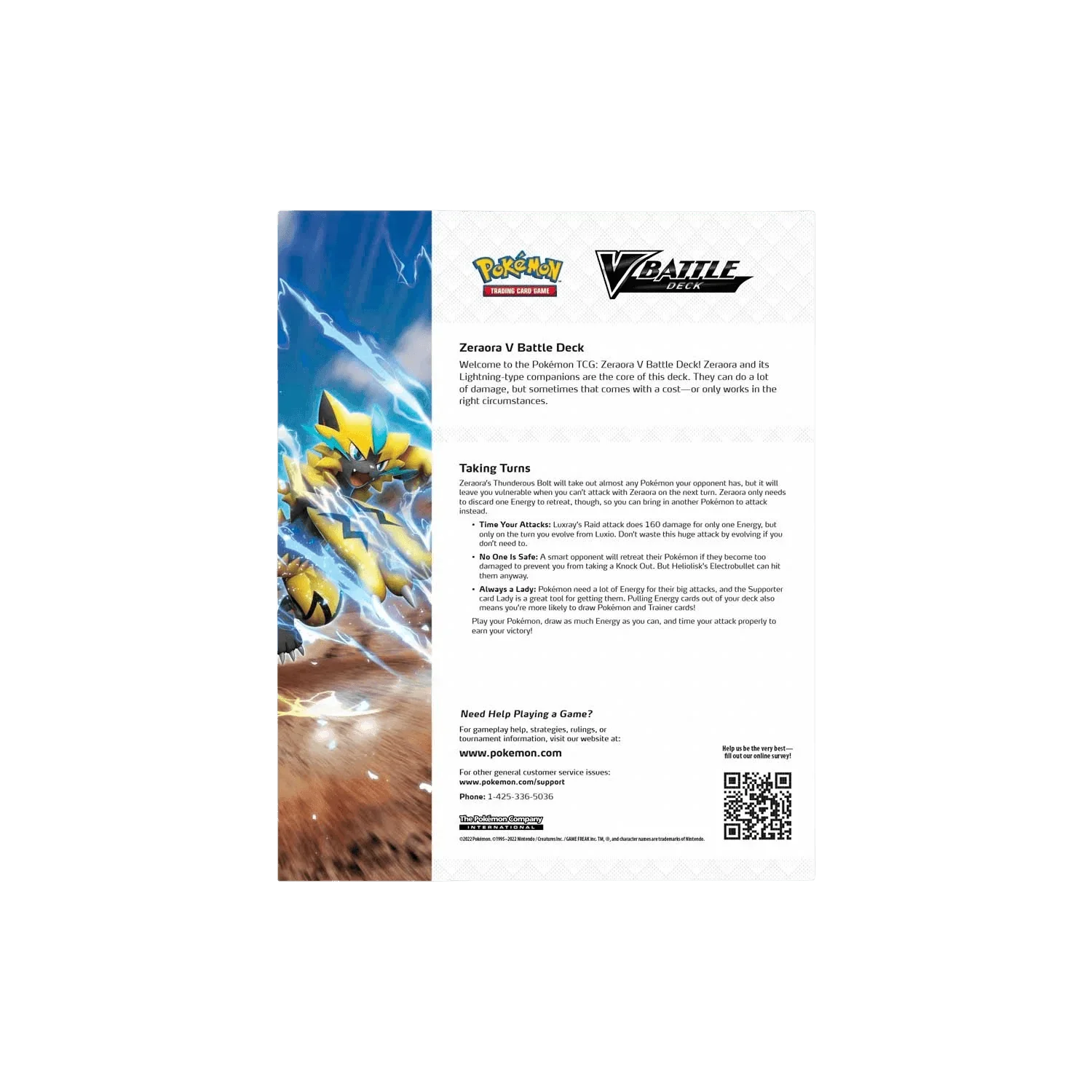Pokemon TCG: Zeraora V Battle Deck